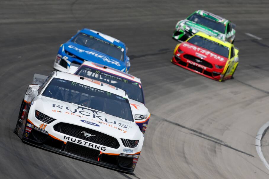He led all four SHR Mustangs in the top 10. He led all four SHR Mustangs in the top 10.